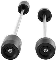 Motorbike Frame Sliders For Ducati Scrambler400 Scrambler800 Scrambler 400 800 Motorcycle Front Rear Axle Sliders Wheel Protection (Color : Black, Size : Front Rear)
