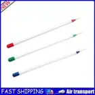 3pcs/Set White Handle Nail Manicure Pen Superfine Painting Brush Tool AU