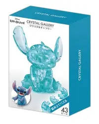在飛比找Yahoo!奇摩拍賣優惠-7618 3D立體塑膠透明水晶43片日本進口拼圖 STITC