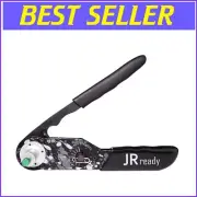 Ergonomic Deutsch Crimper for 12-22 AWG, Stylish Chrome Vanadium Steel Design