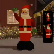 Christmas Inflatable Santa Claus with LEDs Xmas Decoration 1000/370 cm vidaXL