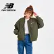 【NEW BALANCE】NB 抓皺設計飛行外套_WJ33507KOU_女性_墨綠色(美版 版型偏大)