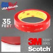 Genuine 3M VHB #4905 Double-Sided Mounting Foam Tape Automotive Car 20mmx35FT