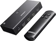 UGREEN HDMI Switch 3 in 1 Out 4K@60Hz with Remote Supports HDR10+ CEC HDCP2.2 Compatible with Switch PS5 PS4 Xbox TV Fire Stick Blu-Ray Player