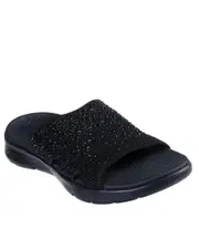 Skechers GOwalk Flex Sandal - Glitz Black