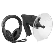 Parabolic Microphone Monocular X8 Bionic Ear Long Range Birds Listening Telescope 200M