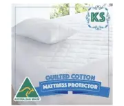 Australian made quilted mattress protector King Single