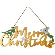 Christmas Merry Christmas Hanging Sign Decoration each