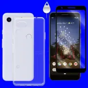 High Grade Anti-Scratch Screen Protector and Soft TPU Case for Google Pixel 3a