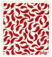 Retrokitchen 100% Compostable Sponge Cloth Chillies