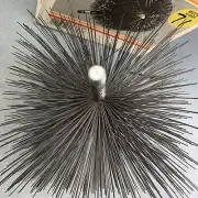 8" Round Wire Kleen Flue Chimney Cleaning Brush in Original Box New