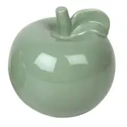 Maine & Crawford Wendell 12.5cm Ceramic Apple Ornament - Sage
