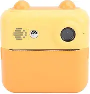 Instant Camera Instant Print, 48MP Instant Print Digital Camera with 2.4 Inch Screen, 1080P Selfie Instant Cameras for Travel (Yellow)