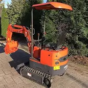 Smallest Crawler Digger, Portable Hydraulic Mini Excavator, Lightweight Hydraulic Crawler Excavator with Tracks, Mini Excavator for Digging, Drilling, Ideal for Gardens, Farms & Parks
