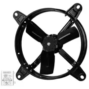16 Inch Fan Attic Gable with Adjustable Temperature Thermostat 2065 CFM