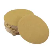6" 60 Grit Sanding Discs Hook Loop Sanding Sheets Aluminum Oxide 50 Pcs