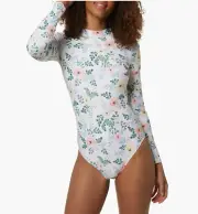 O'Neill L76213 Womens Floral Myrtos Arabella Floral Surf Suit Size L
