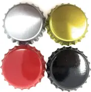 Beer Bottle Crown Caps Oxygen Absorbing for HomeBrew, 4 Colors (200 Pack)
