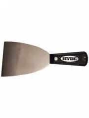 HYDE Black & Silver 3" Stiff Chisel Edge Putty Knife/Scraper, 02400