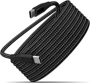 GDSanlian 60W USB C to USB C Cable 2m/6ft, Braided Fast Charging Cord with Aluminum Connector, USB-IF Certified PD 3.0 & 480Mbps Data Transfer for MacBook/iPhone 16,15 Max pro/Samsung/Pixel - Black