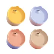 Soft Baby Bowl Cartoon Bear Bowl Drop Resistant Microwave Dishwasher Safe