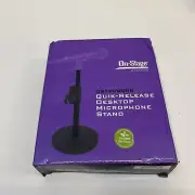 On-Stage Stands DS7200QRB Quik-Release Adjustable Desk Stand
