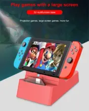 Mini TV Docking Station Charging Stand PD Fast Charging For Switch OLED 4K HDMI