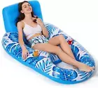 Jasonwell Inflatable Pool Float Adult - Pool Floaties Lounger Floats Rafts Float