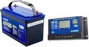 Adventure Kings 120Ah Lithium LiFePO4 Battery Prismatic Cells + PWM Solar Regulator 4WD Caravan