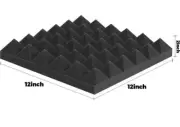 6 Pack 12x12x2" Acoustic Foam Panel Tiles Wall Record Studio Sound Proof USA