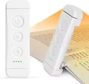 USB Rechargeable Book Portable Clip-On LED Reading Light Compact Long Lasting