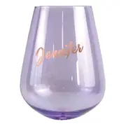 2pc Jennifer Stemless 13cm/600ml Wine Glass Cocktail Party Drinking Tumbler Set
