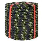 1/2 Inch Climbing Rope 100 Ft Black - 48 Strands Tree Climbing,1/2in Arborist...