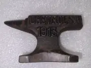 Chevrolet 1913 Cast Iron Anvil Antique Automotive Collectible Decor Advertising