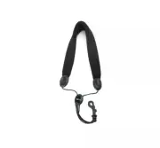 D'Addario Rico SLA18 Padded Tenor/Baritone Saxophone Strap w Plastic Hook Black