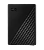 Western Digital My Passport 2TB USB 3.0 2.5' Portable External Hard Drive - 256-bit AES Encryption Slim Light Durable Shock Proof Black Plug & Play