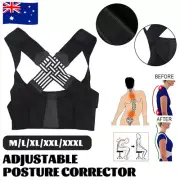 Adjustable Posture Corrector Low Back Support Shoulder Brace Belt for Women/Men