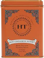 Harney & Sons Hot Cinnamon Sunset Tea Harney Tradition Tin of 20 Sachets
