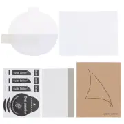3pcs Watch Glass Screen Protectors 44mm TPU Round Smartwatch Screen Protective