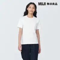 在飛比找momo購物網優惠-【MUJI 無印良品】女有機棉附口袋圓領短袖T恤(共6色)