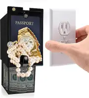 Caja fuerte para toma de corriente de pared: caja fuerte oculta para desvíos (in