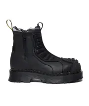 Zippered Chelsea boots UK4 BLK