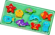 Tear and Pull Puzzle Game | Preschool Toys Matching Puzzle for Boys Girls,Early Learning Toys, Fun Shape Sorter for Bedroom, Classroom, Nursery School