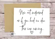 Will You be my Bridesmaid Card Maid Of Honour MOH Proposal Act Surprised