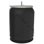 Automann AB1DF23H-P1206 Air Spring Rolling Lobe, 23.00 Extended, 6.9 for Volvo