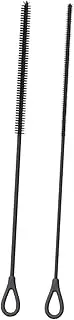 Yunhgft Two Silicone Brushes Designed for Straws and Narrow Neck Containers, for Hydroflasks, Black