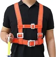 Safety Harness Fall Protection Kit,Multi-Functional Adjustable Chest Harness | Fall Arrest Safety Device For Aerial Work, Air Conditioning Installation