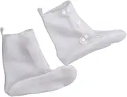 [DAUZ] Reusable Rain Boots, PVC Soft Pocket Opening Wear-Resistant Rain Shoe Covers for Outdoor Activities, Women's (M)