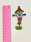 Scarecrow Patch Badge Iron On Farm Farming Cute Colorful