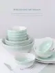陶瓷北歐風格ins風水果沙拉碗 簡約小清新餐具 釉下彩薄荷綠 (8.4折)